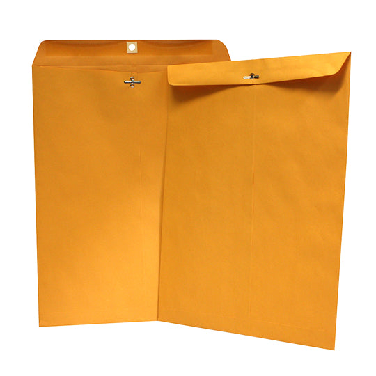 Sobre kraft AMPAD broche engomado reusable color manila tamaño ministro