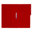 Carpeta tipo folder FORTEC pressboard con broche color rojo tamaño oficio