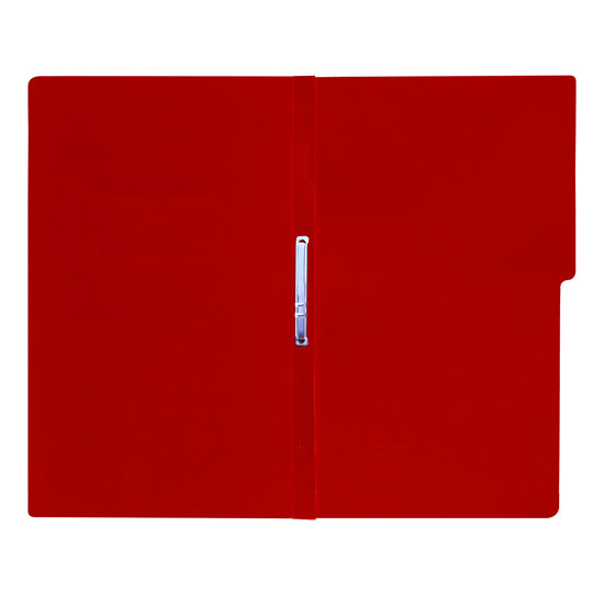 Carpeta tipo folder FORTEC pressboard con broche color rojo tamaño oficio