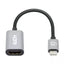 Hub Manhattan USB-C Macho 1x HDMI 5 Gbit/s Gris