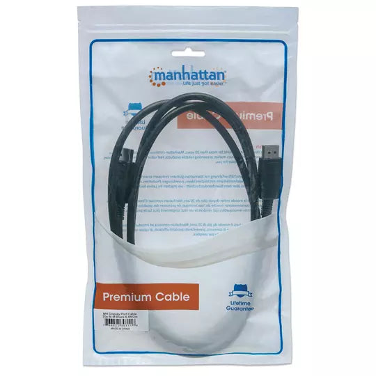 Cable Manhattan displayport 2.0 m macho-macho