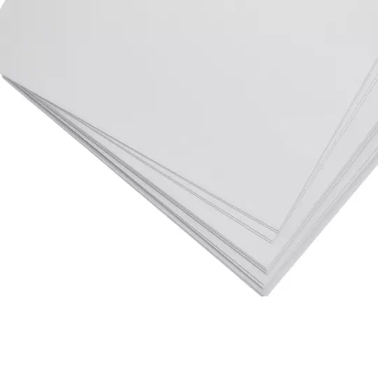 Paquete de cartulina opalina blanco 220gr Kyma, tamaño carta, paquete 100 hs