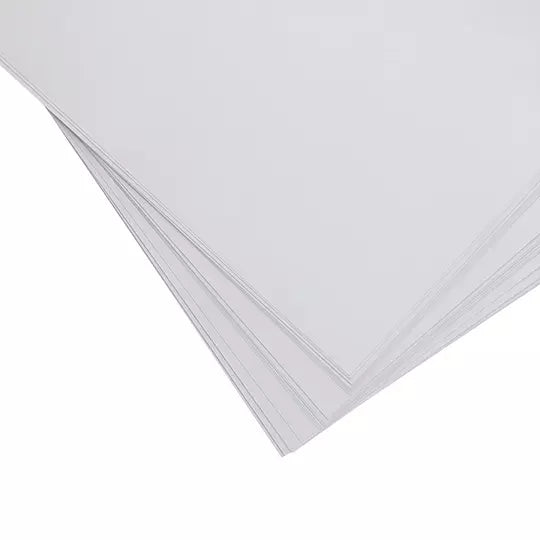 Paquete de papel opalina blanco 120gr Kyma, tamaño carta, paquete 100 hs