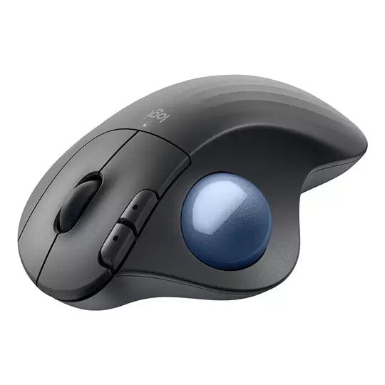 Mouse Ergonómico Logitech M575 S Trackball RF Inalámbrico/Bluetooth Negro