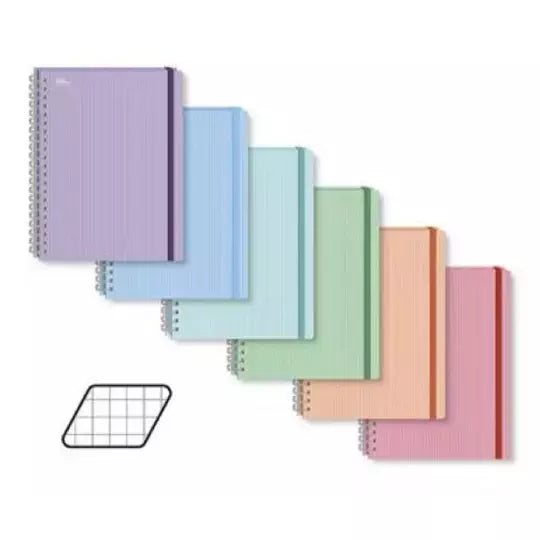 Cuaderno profesional Printaform pasta dura cuadro grande 100 hojas 1 pz