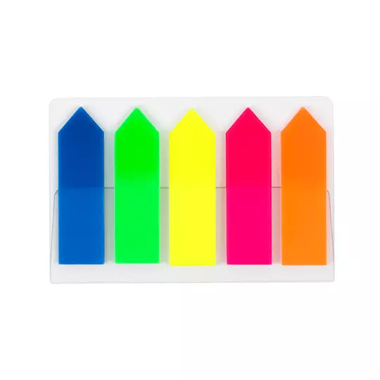 Banderitas adhesivas Redi-Tag con clip,colores surtidos 4.3 x 1.3 cm c/125