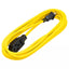 Extensión de 3 contactos 5 M color amarillo