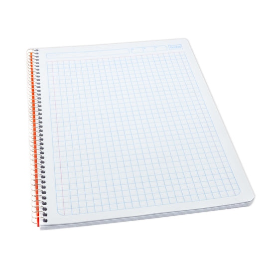 Cuaderno profesional escolar plus SCRIBE cuadro grande 7 mm 100 hojas