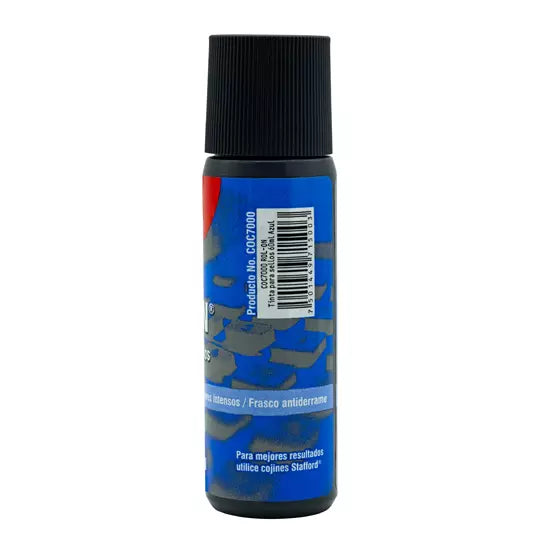 Tinta para sello Stafford color azul sistema Roll-On 60 ml