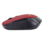 Mouse TZ19MOU01-INAR Techzone, Inalámbrico, Rojo texturizado