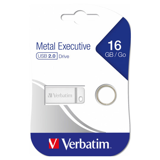 Memoria Verbatim USB 16GB metal gris ejecutivo