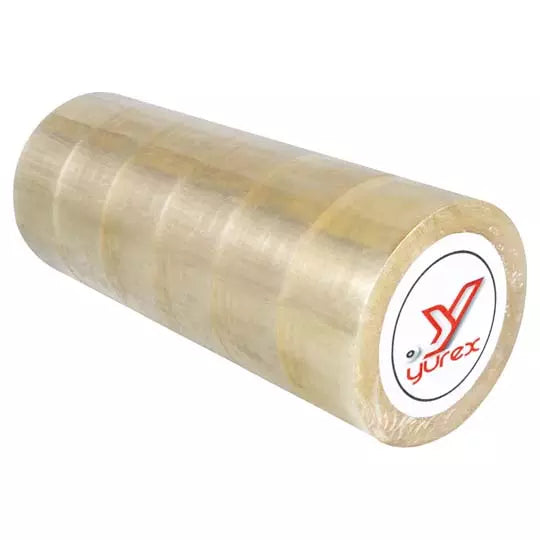 Cinta de empaque transparente YUREX 48 MM X 150 MT blister con 6 piezas