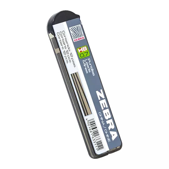 Puntillas ZEBRA 0.7 mm - 1 tubo con 12 puntillas