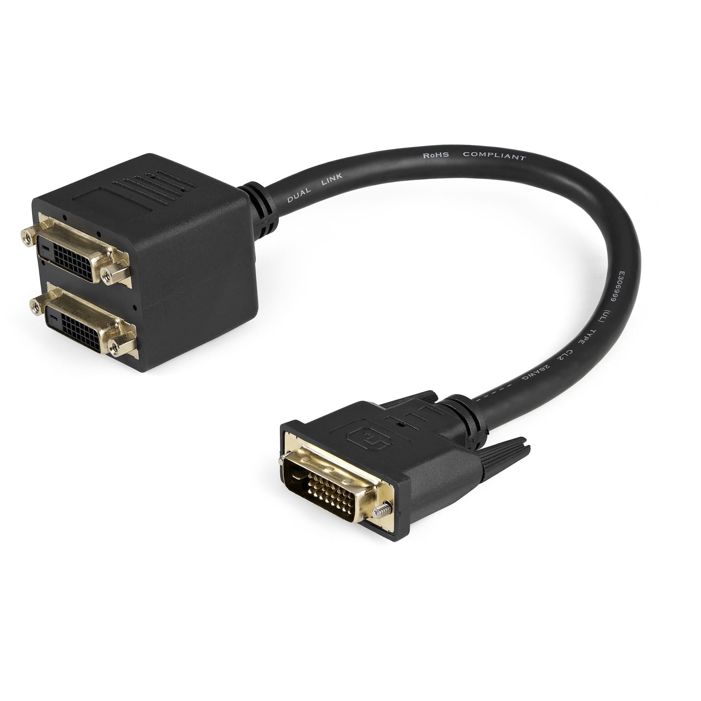 STARTECH CONSIG DIVISOR SPLITTER VIDEO DVI-D 2 CABL PUERTOS COMPACTO .