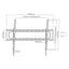 Soporte de montaje Manhattan para Soporte de Sobremesa color Negro