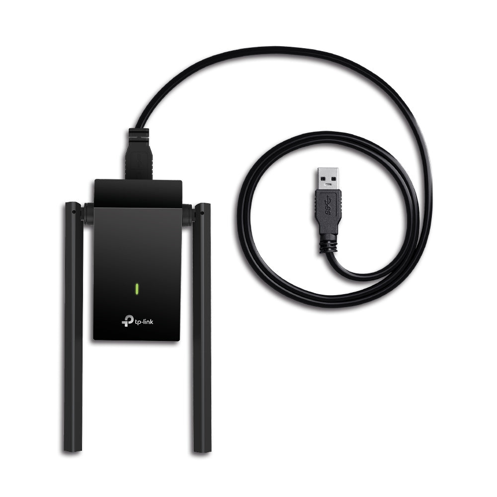 TP-Link Archer, T4U Plus IEEE 802.11ac, Banda dual Adaptador Wi-Fi para Computadora de escritorio/Portátil/Enrutador inalámbrico