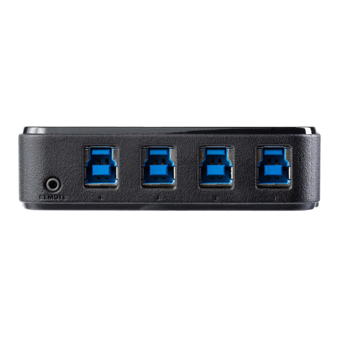 Switch Conmutador USB 3.0 STARTECH  4x4 para Compartir Dispositivos Periféricos - 5Gbps - 8 puertos USB, color negro