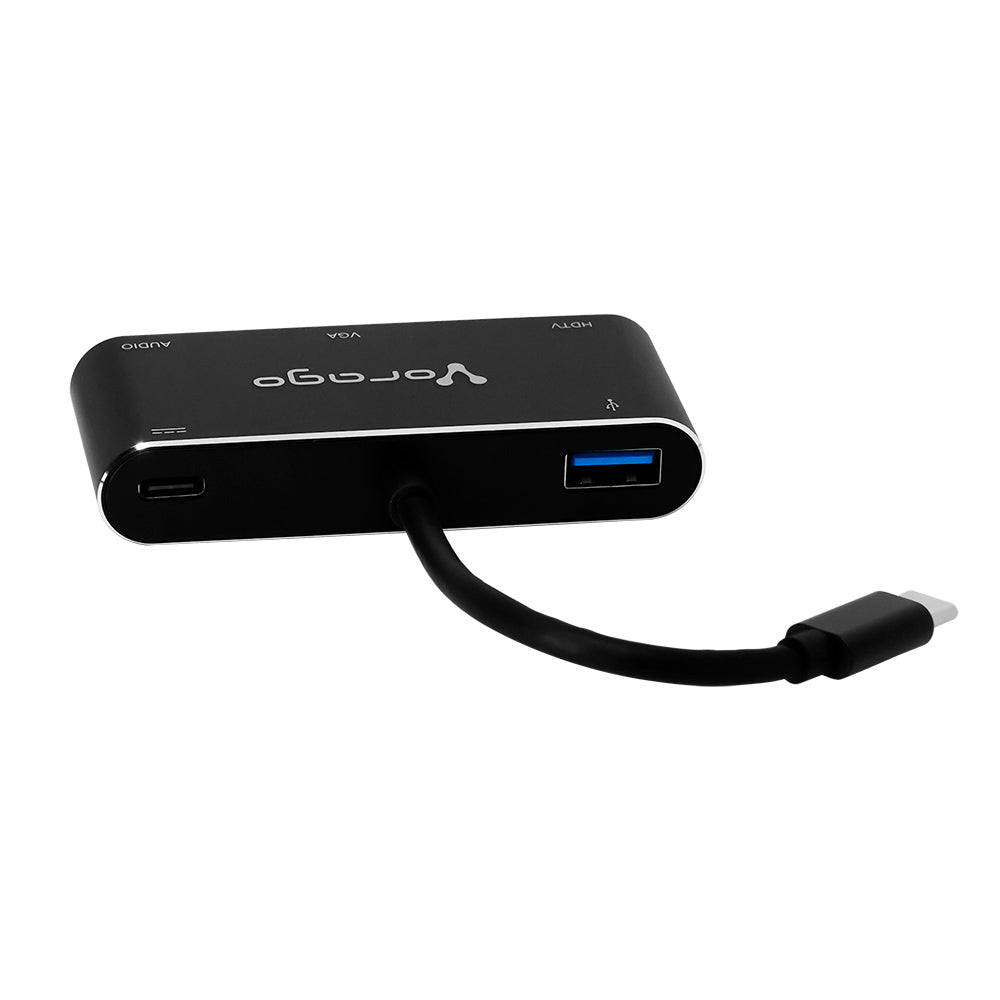 VORAGO CONVERTIDOR VORAGO 5EN1 ADP-350ADAP USB TIPO C A HDMI,VGA,USB 3.0,JACK