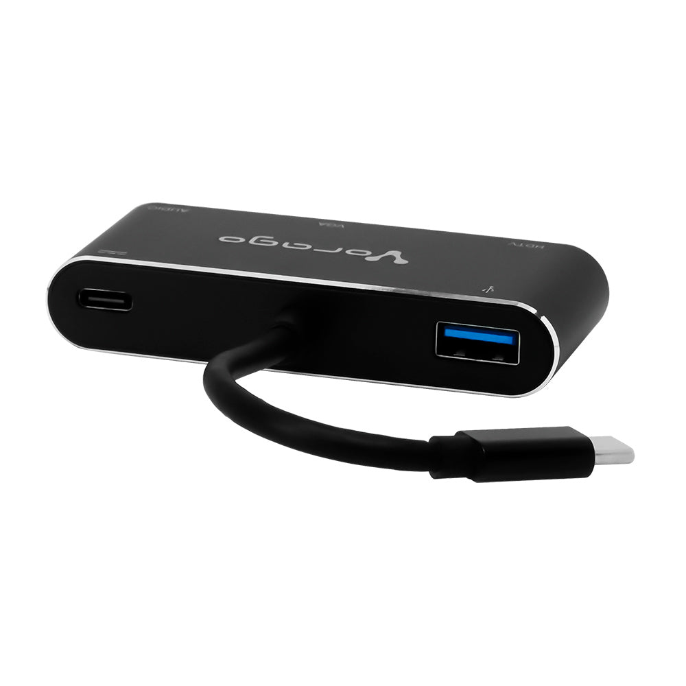 VORAGO CONVERTIDOR VORAGO 5EN1 ADP-350ADAP USB TIPO C A HDMI,VGA,USB 3.0,JACK