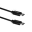 VORAGO CABLE VORAGO CAB-124 USB TIPO CADAP -USB TIPO C 1 MTR CARGA RAPIDA NEG
