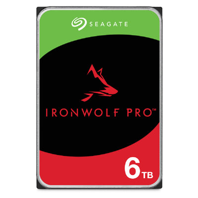 ST6000NT001 Disco Duro para NAS Seagate IronWolf Pro 3.5" de 1 a Bahías Ilimitadas, 6TB, SATA III, 6Gbit/s, 7200RPM, 256MB Caché