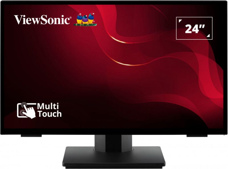 Monitor ViewSonic TD2465 24", LED Touch, Full HD, 60Hz, HDMI, Bocinas Integradas, Negro