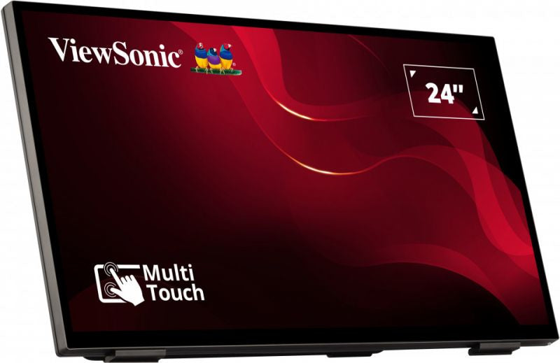 Monitor ViewSonic TD2465 24", LED Touch, Full HD, 60Hz, HDMI, Bocinas Integradas, Negro