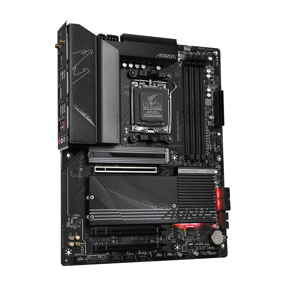 B650 AORUS ELITE AX Tarjeta Madre AORUS ATX B650 AORUS ELITE AX, S-AM5, AMD B650, HDMI, 128GB DDR5 para AMD