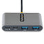 Hub Startech.com, USB C 3.2, 2x USB A 3.2, 2x USB C, 5000Mbit/s, Gris