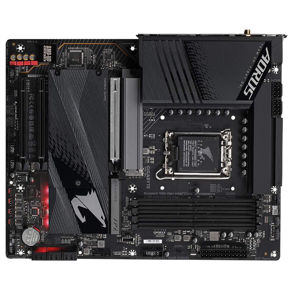 GIGABYTE (ARROBA) TARJETA MADRE Z790 AORUS ELITE CPNT AX DDR5 LGA 1700 ATX DP/WIFI 6E