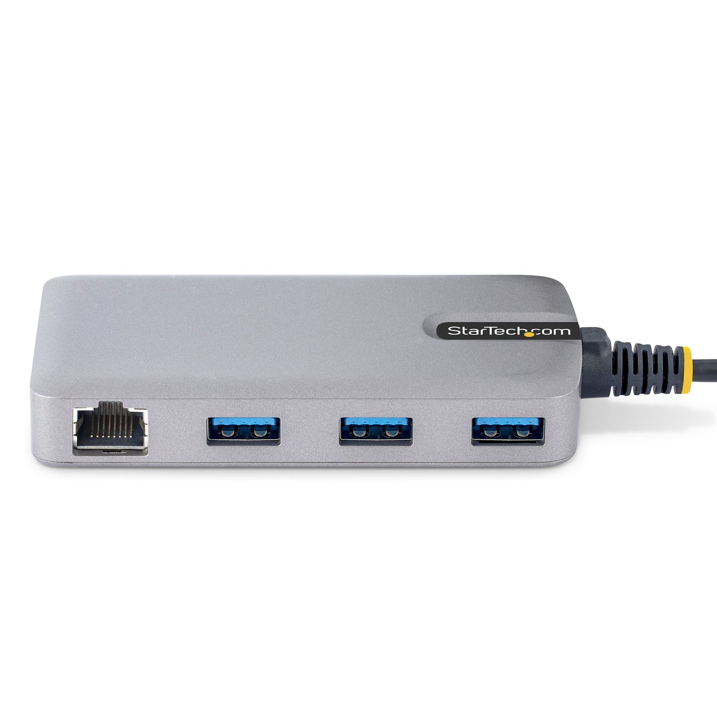 Hub StarTech.com SG3AGBB-USB-A-HUB, USB 3.0 - 3x USB 3.0, x1 RJ-45, 5000 Mbit/s, Gris