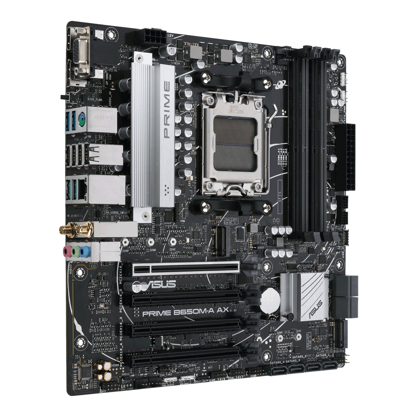 ASUS (ARROBA) TARJETA MADRE ASUS PRIME B650M-CPNT A AX MATX AMD AM5 DDR5 HDMI/DP/M.2