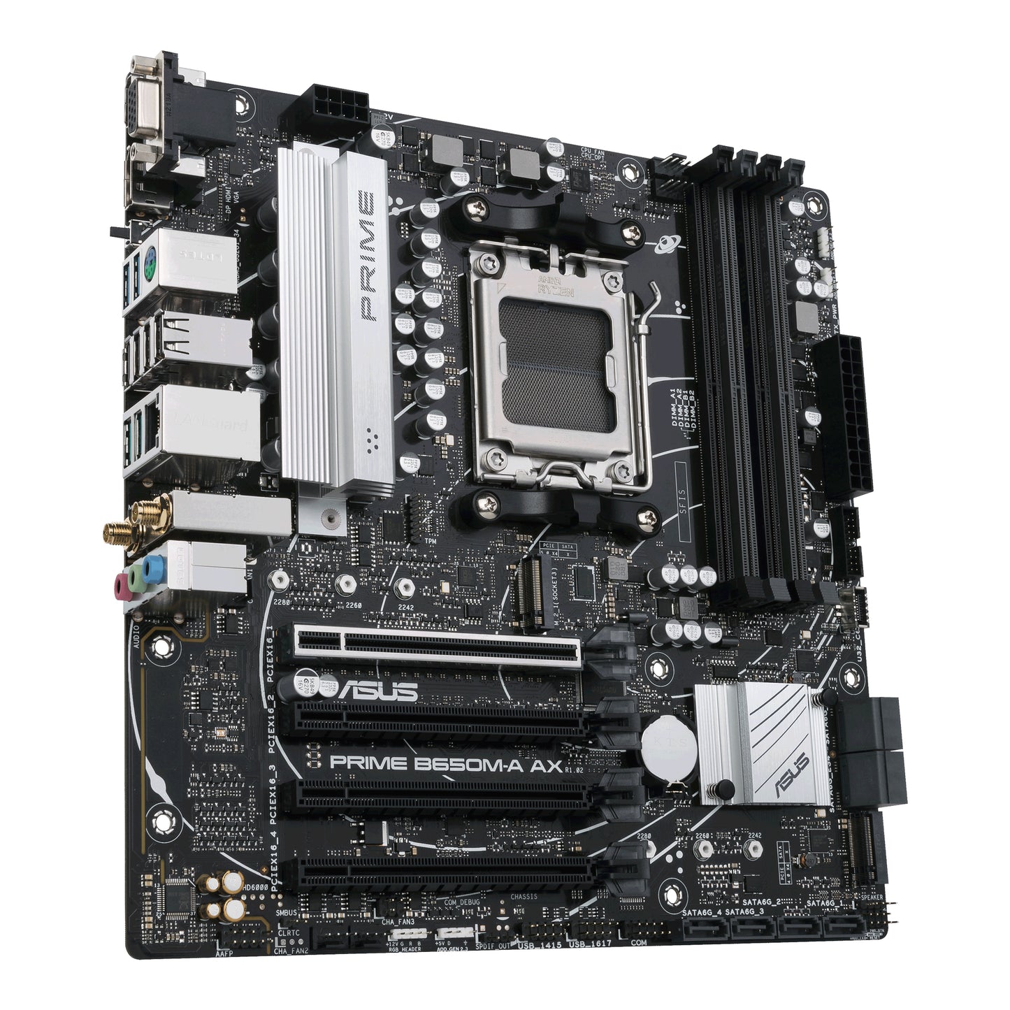 ASUS (ARROBA) TARJETA MADRE ASUS PRIME B650M-CPNT A AX MATX AMD AM5 DDR5 HDMI/DP/M.2