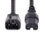 StarTech Cable de 3m de Extensión de Corriente, Cable C14 a C15, 15A 125V, 14AWG, Cable de Alimentación de Servicio Pesado, Para Computadora de Escritorio