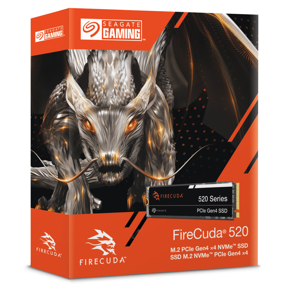ZP500GV3A012 SSD Seagate FireCuda 520 NVMe, 500GB, PCI Express 4.0, M.2 - 3900 MB/s