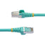 Cable Patch Startech.com Cat6a S-FTP, RJ-45 Macho - RJ-45 Macho, 90cm, Aguamarina