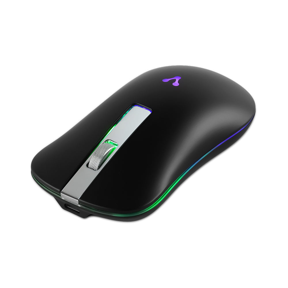 Mouse óptico MO-305 Slim Vorago, Inalámbrico, USB, 1600DPI, Negro