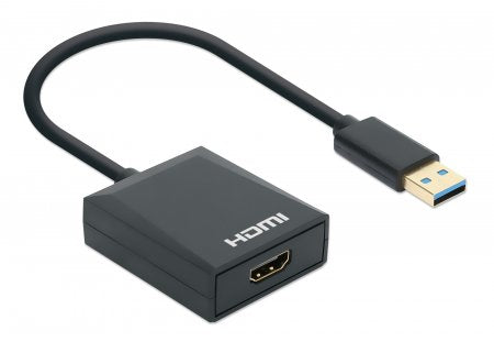 Convertidor Video USB 3.2 a HDMI H, 1080p - 1920 x 1080 Supported, Negro