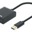 Convertidor Video USB 3.2 a HDMI H, 1080p - 1920 x 1080 Supported, Negro