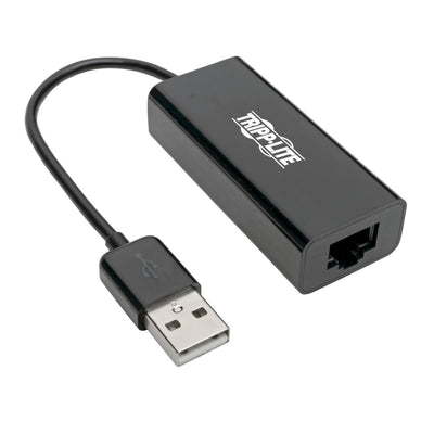 Adaptador USB Tripp Lite U236-000-R, USB 2.0 A Macho - RJ-45 Hembra, Negro