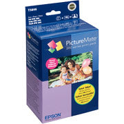 KIT IMPRESION PICTUREMATE 4 INK COLORES Y150 HOJAS PAPEL GLOSSY 4X6