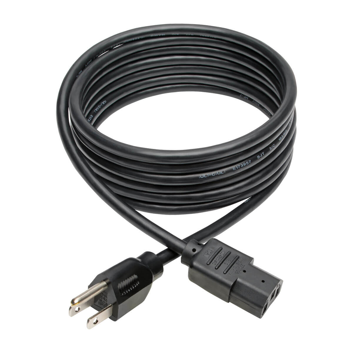 Cable de Poder Tripp Lite P006-010, NEMA 5-15P - IEC-320-C13, 3 Metros, Negro