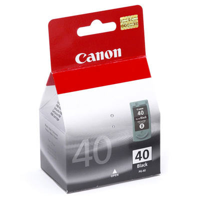 CANON CARTUCHO DE TINTA PG-40 BK INK NEGRO 20ML RENDIMIENTO DE 355 P