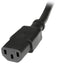 STARTECH CONSIG CABLE 1.8M ALIMENTACION PC CABL EXTENSOR C14 AC13 CALIBRE 14AWG .