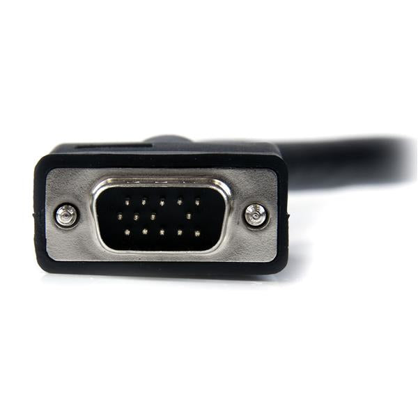 Cable STARTECH de 3m Coaxial de Video VGA para Pantalla de Alta Resolución - 2x HD15 Macho - Extremo Secundario: 1 x 15-pin HD-15 - Male - Admite hasta1920 x 1200 - Apantallado - Negro