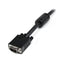 Cable STARTECH de 3m Coaxial de Video VGA para Pantalla de Alta Resolución - 2x HD15 Macho - Extremo Secundario: 1 x 15-pin HD-15 - Male - Admite hasta1920 x 1200 - Apantallado - Negro