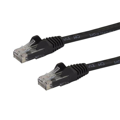 StarTech.com Cable de Red Ethernet UTP Sin Enganches Cat6 Gigabit de 3m - Negro - Extremo Secundario: 1 x RJ-45 Network - Male - 10Gbit/s - Cable de conexión - Oro Contacto chapado - CMG - 24 AWG - Negro