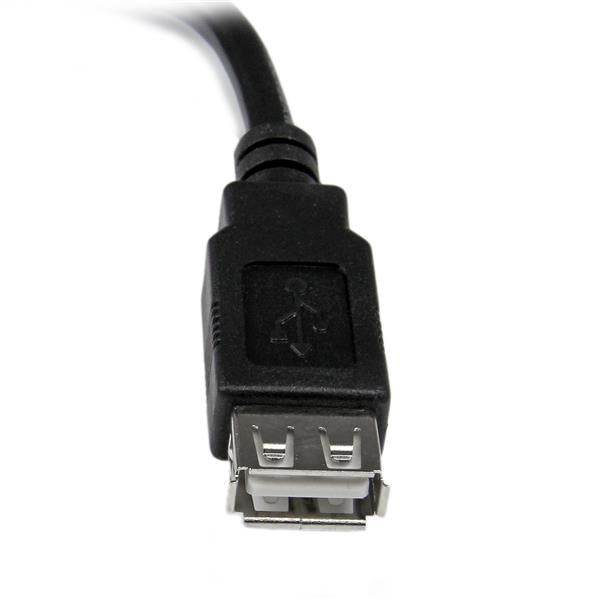 STARTECH CONSIG CABLE EXTENSOR USB 2.0 ADAP MACHO A HEMBRA DE 15CM .