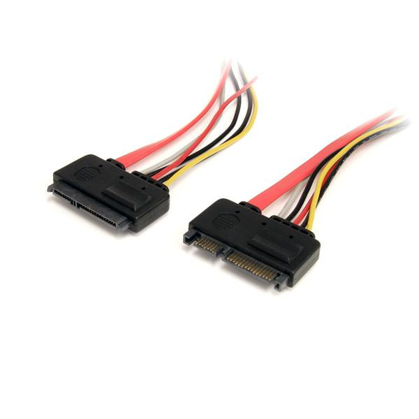 STARTECH CONSIG CABLE DE 30CM EXTENSION SATA CABL 22 PIN SERIAL ATA MACHO HEMBRA .