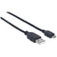 CABLE USB 2.0 A-MICRO B 3.0M CABL NEGRO